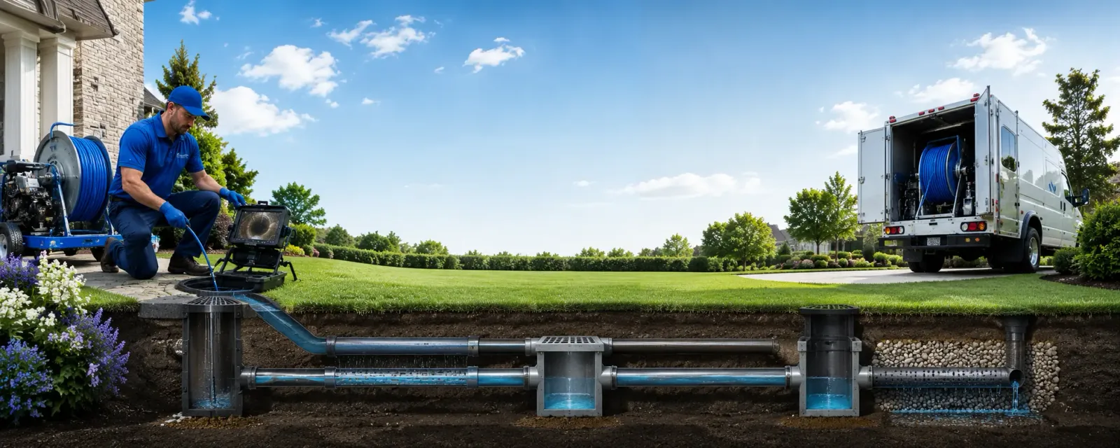 Outdoor drain cleaning information for Pikesville, MD